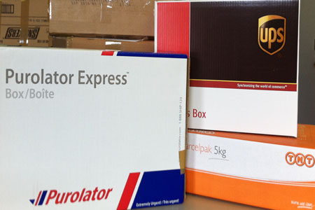 Electronic parcel